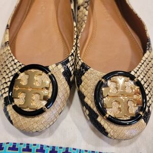 Tory Burch Snakeskin flats